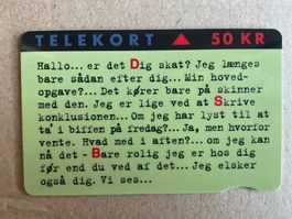 Telefonkarte Dänemark DSB Intercity