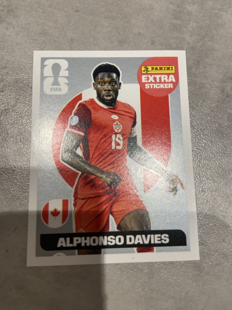 Panini Sammelbilder & Trading cards: Panini Extra Sticker Alphonso Davies Silber – Neu (gemäss Beschreibung) aus Lotzwil von kie_t777