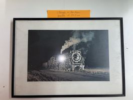 Modelleisenbahn Bilder Konvolut 9 x Alu Rahmen