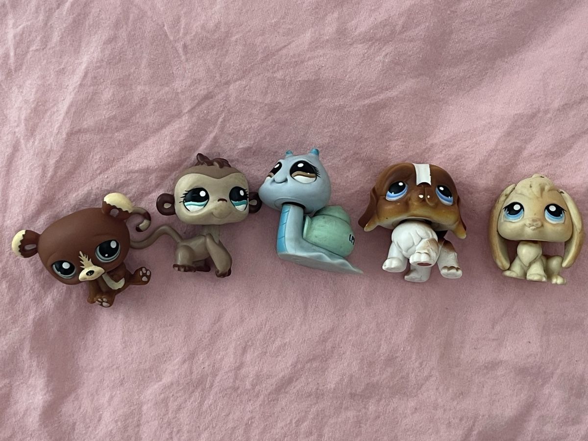 Littlest Pet Shop Statuette: x5 Littlest Pet Shop old figures – Usato da Le Grand-Saconnex venduto da Koko.hime_