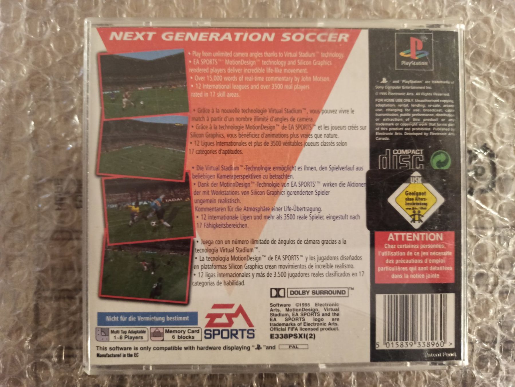 Giochi: FIFA Soccer 96 PS1 – Usato da Oberweningen venduto da mar_87mx 1