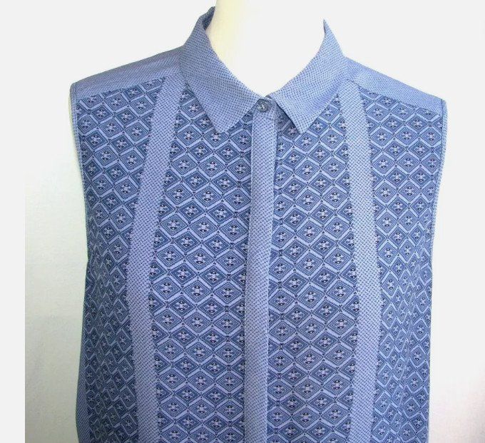 Comptoir des Cotonniers Top: Top bleu Comptoir des Cotonniers T1 – Nuovo (secondo la descrizione) da Satigny venduto da Helene2014 1