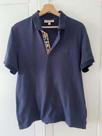 Burberry Poloshirt Dunkelblau Navy L