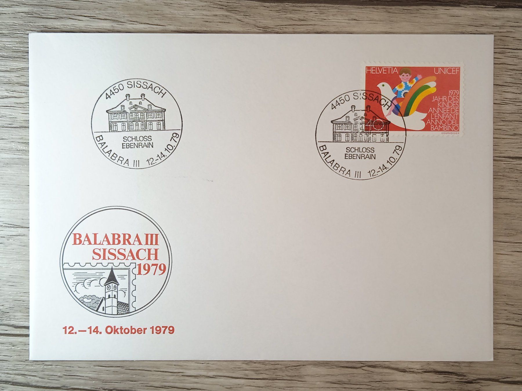 : TR51 Enveloppe + Timbre Suisse 1979 – Usato da Cousset venduto da Patrick_Collections