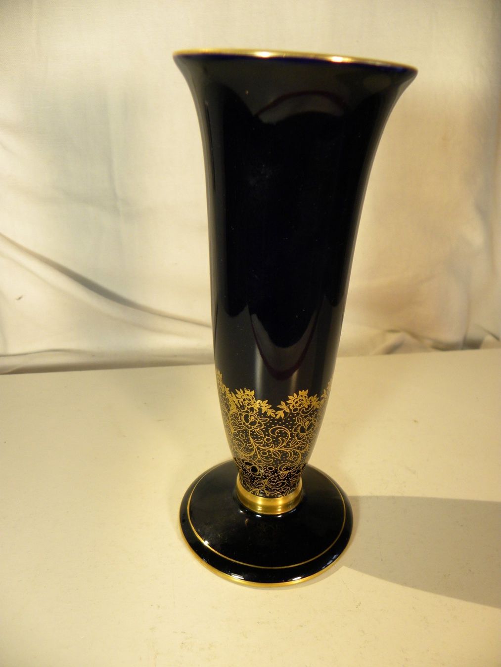 Lindner Vasi & Recipienti: Vase Echt Kobalt Lindner Bavaria 152  2 – Usato da Reinach venduto da Taysalmon