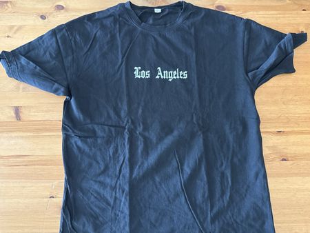 T-Shirt schwarz Los Angeles Grösse 4 XL