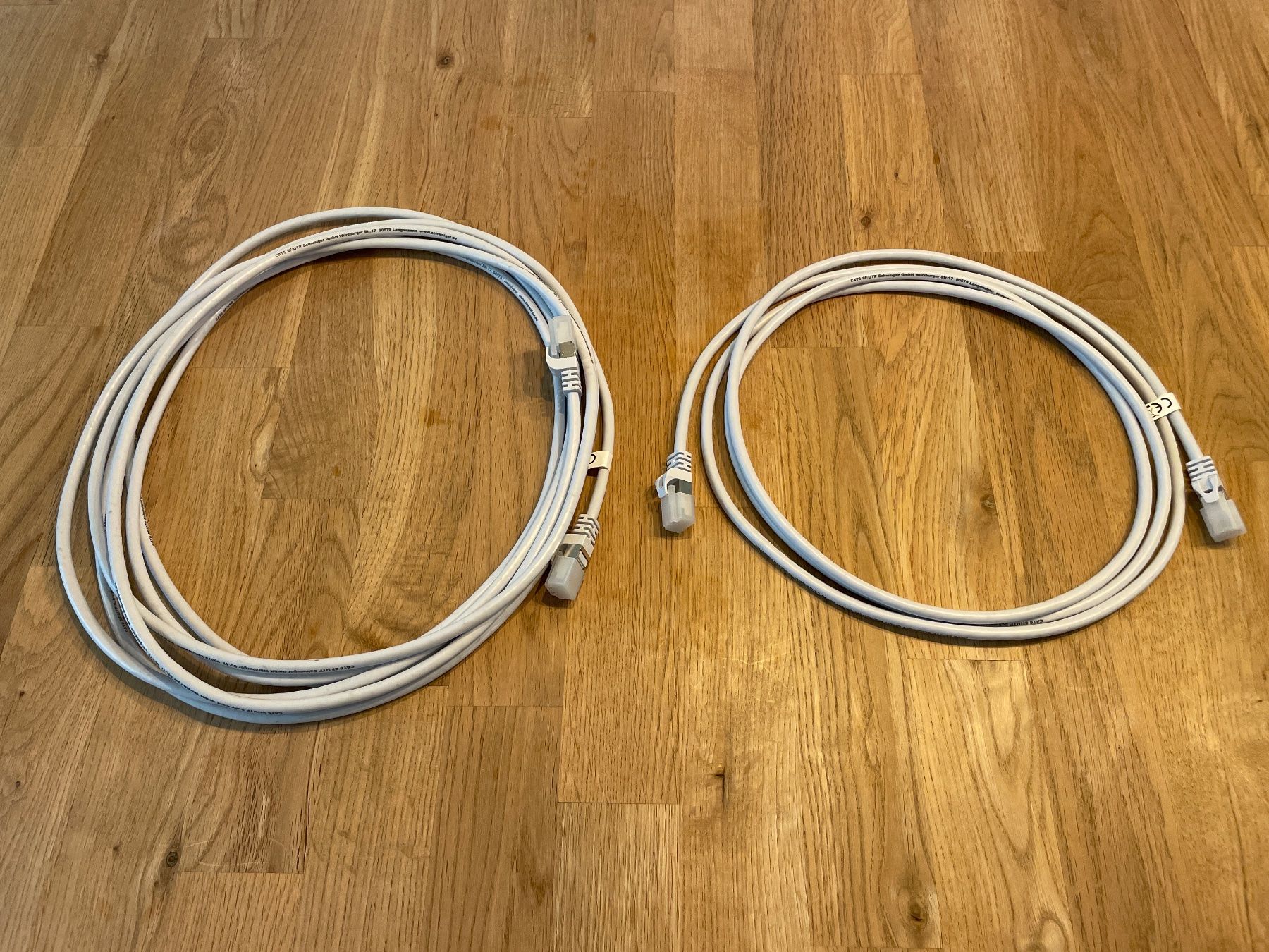 Cavi: 2x CAT6 RJ45 Kabel inkl. Inline Coupler – Nuovo (secondo la descrizione) da Windisch venduto da Dennis028 3