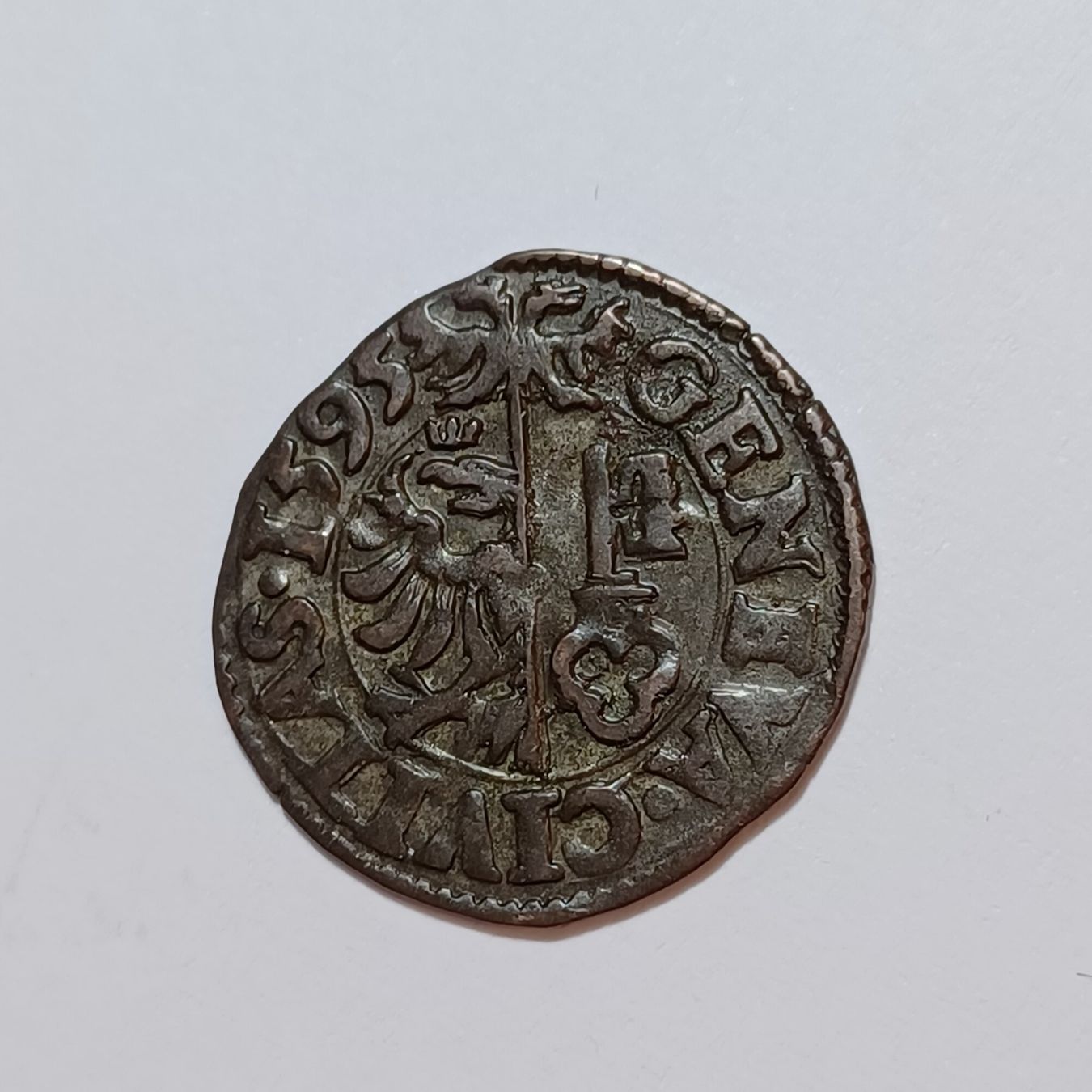 Tutti le monete: 3 Quarts 1595 Genf – Usato da Pfäffikon ZH venduto da Schweizer_Muenzen