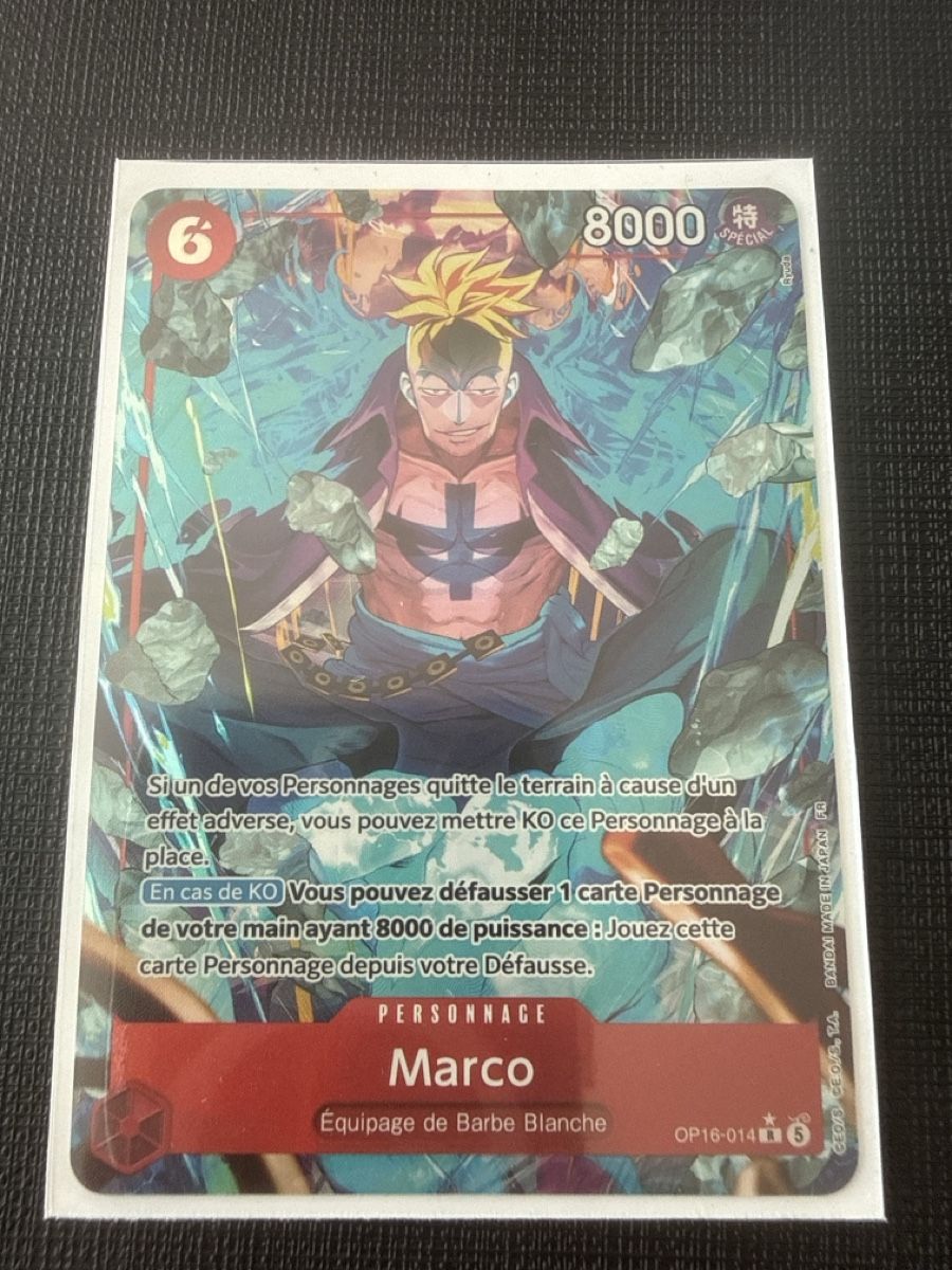 Bandai Carte collezionabili: One Piece TCG - Marco OP16-014 Alt  – Nuovo e nell'imballaggio originale da Genève venduto da Muna.drk