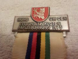 Sammlerstück: Medaille Flugplatz Kloten Auszeichnung 1975