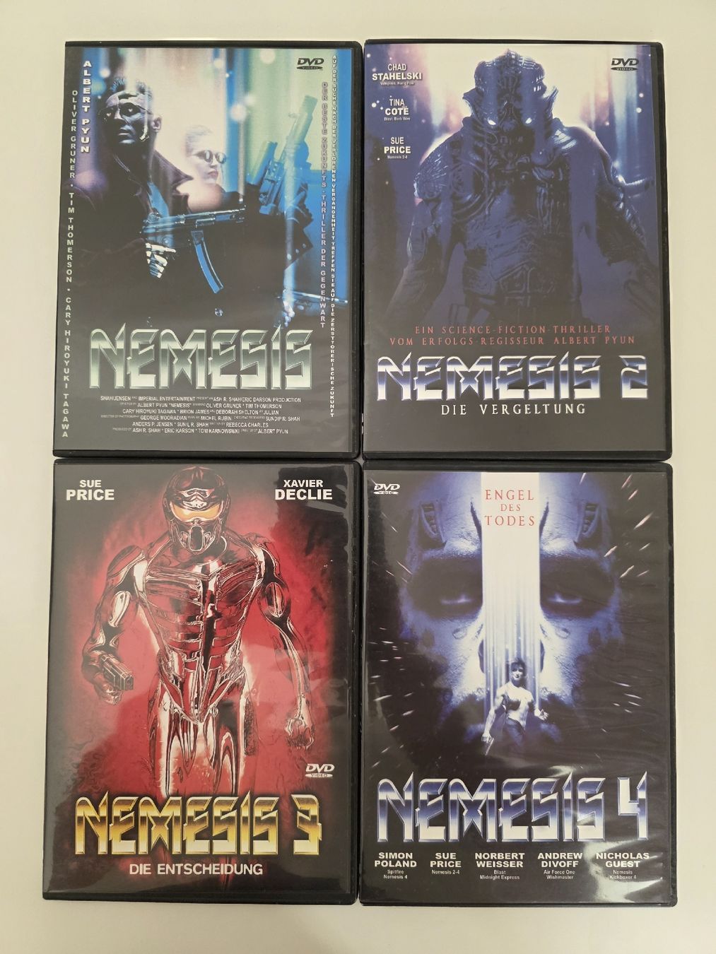 Tutti i DVDs: Nemesis 1-4 DVD Box Set Thinpak Edition – Usato da Zürich venduto da TimZurich1 2