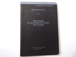 CH Militärreglement Sprechregeln 1973