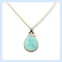 Larimar Anhänger, Larimar Halskette
