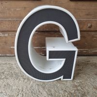 Leuchtbuchstabe Leuchtbuchstaben G Vintage Design Deko