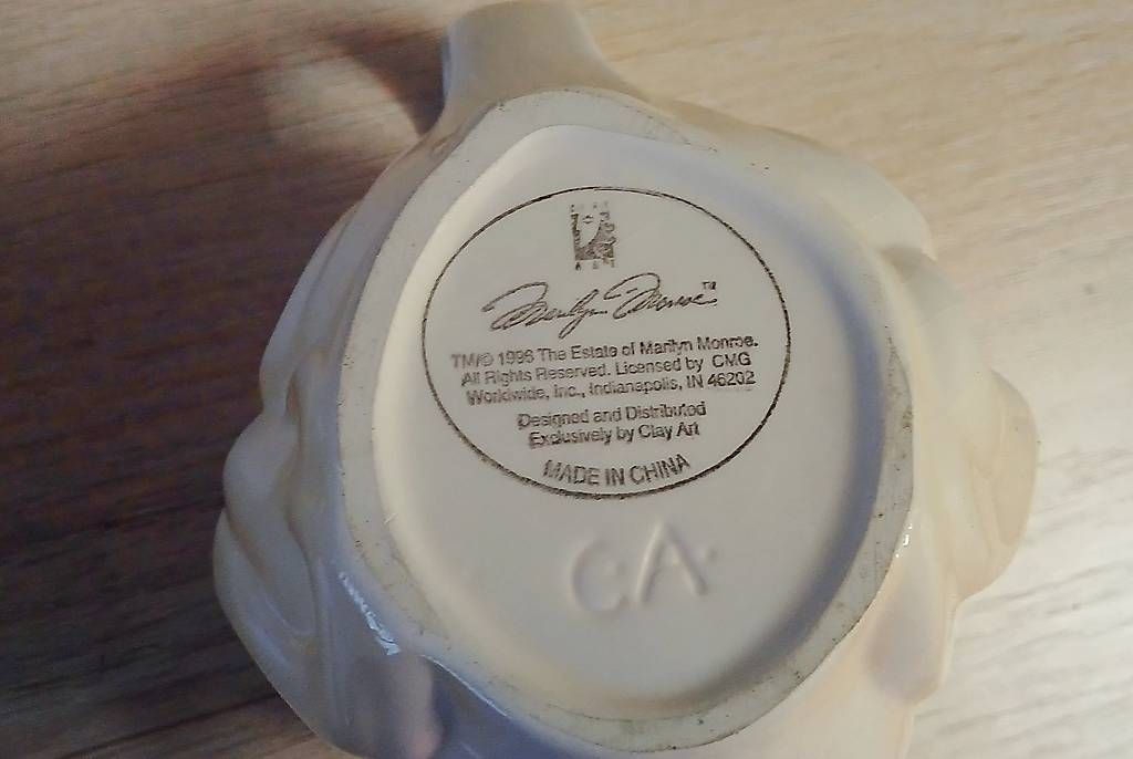 Tazze: Marilyn Monroe Tazza Originale Clay Art 1996 – Usato da Torre venduto da Jessica_M111 3