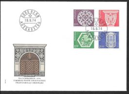 FDC Teilserie 534/536/538/541 ET 19.9.1974