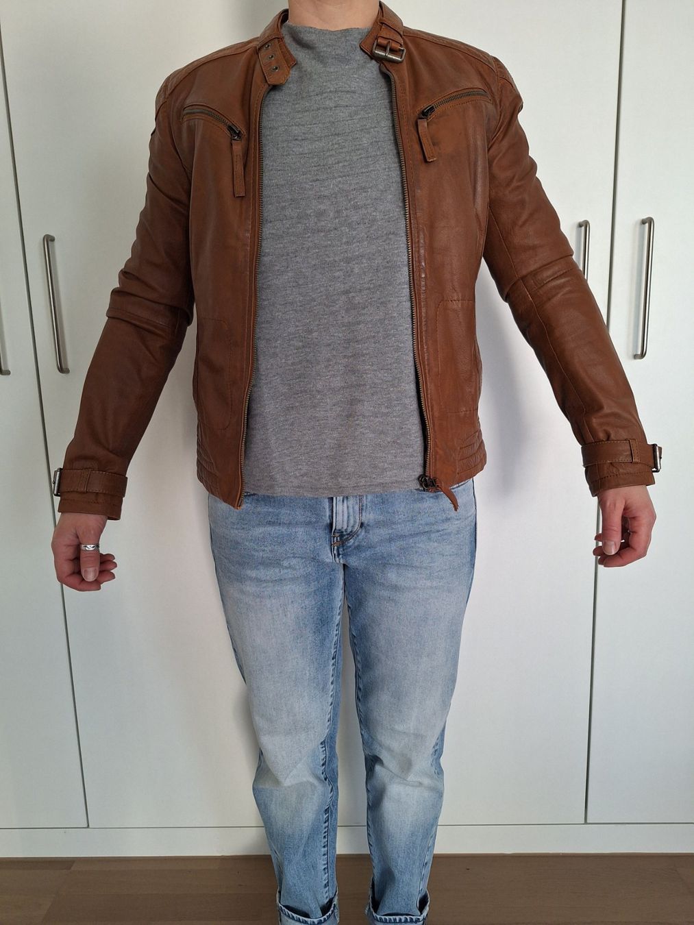 Giacche: Lederjacke braun – Usato da Einsiedeln venduto da kiphrajaya