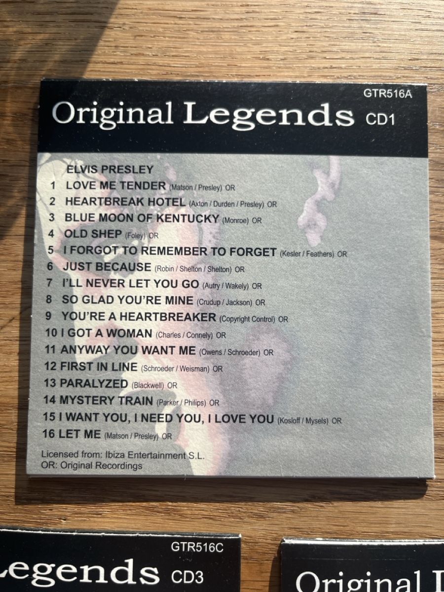 CDs: CD Box - Original Legends, 5 CDs – Gebraucht aus Sursee von abcdxyz 2