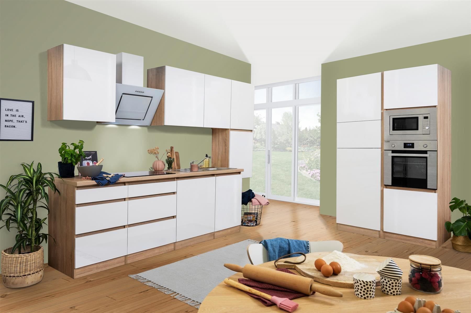 Cucine complete: 573 Küchenzeile Küchenblock 395cm E/SO/W - Küche Einbauküche – Nuovo e nell'imballaggio originale da Wallenwil venduto da toesstalvertrieb 2