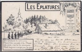 CHAUX - de - FONDS, carte de l'annexion de la commune