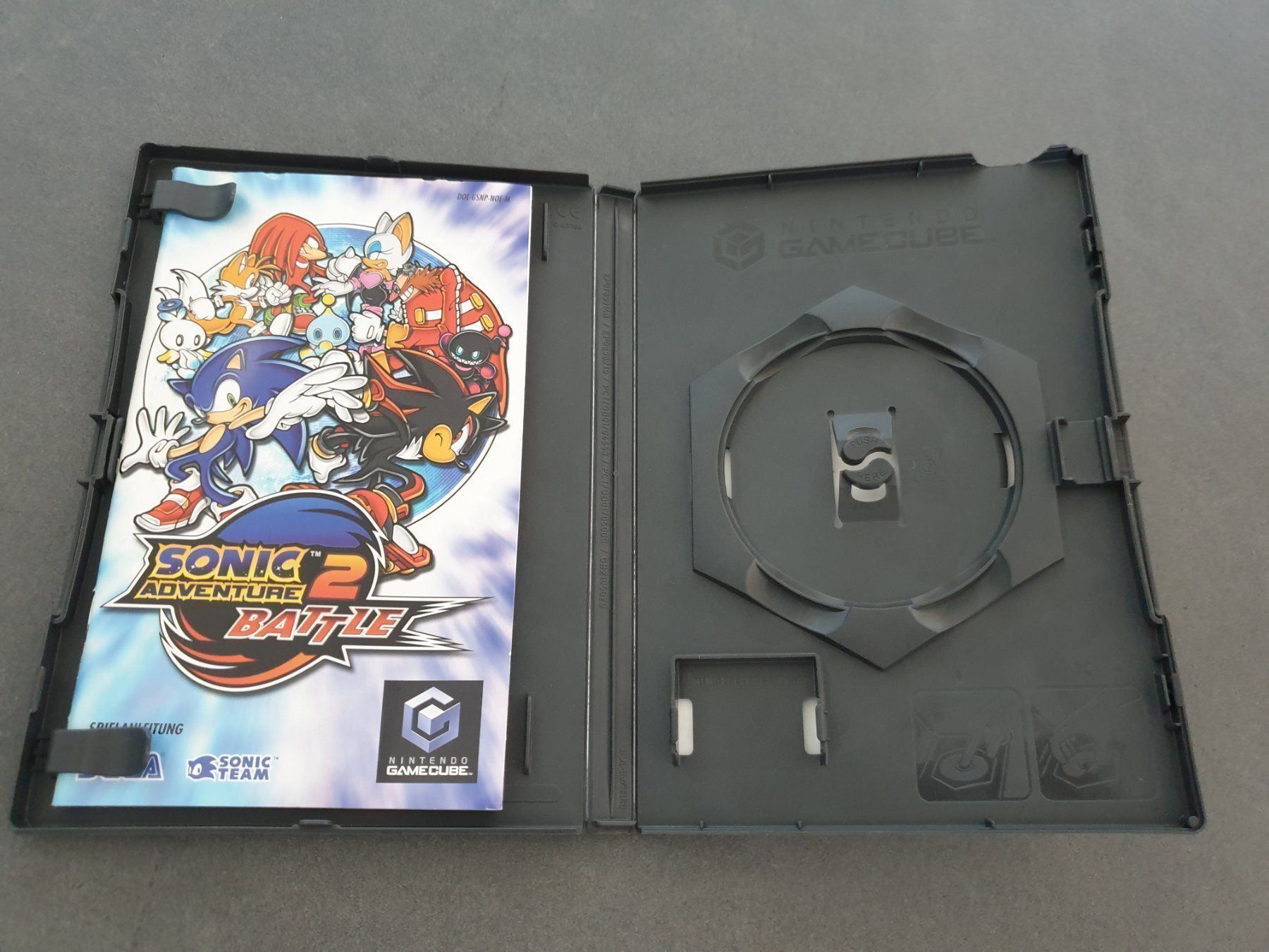 Nintendo Spiele: Sonic Adventure 2 Battle Case + Manual Gamecube – Gebraucht aus Füllinsdorf von  2