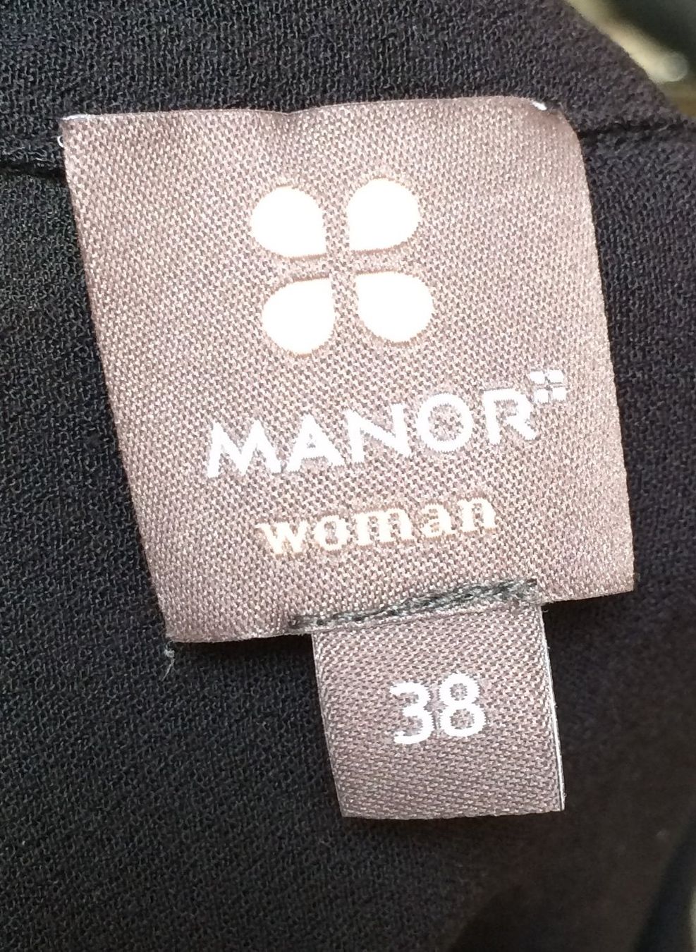 Manor Camicette: Bluse schwarz Kurzarm / Manor Grösse 38 – Usato da Zofingen venduto da angito 4