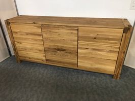 Sideboard Kommode WOODSTOCK 200 cm Eiche massiv