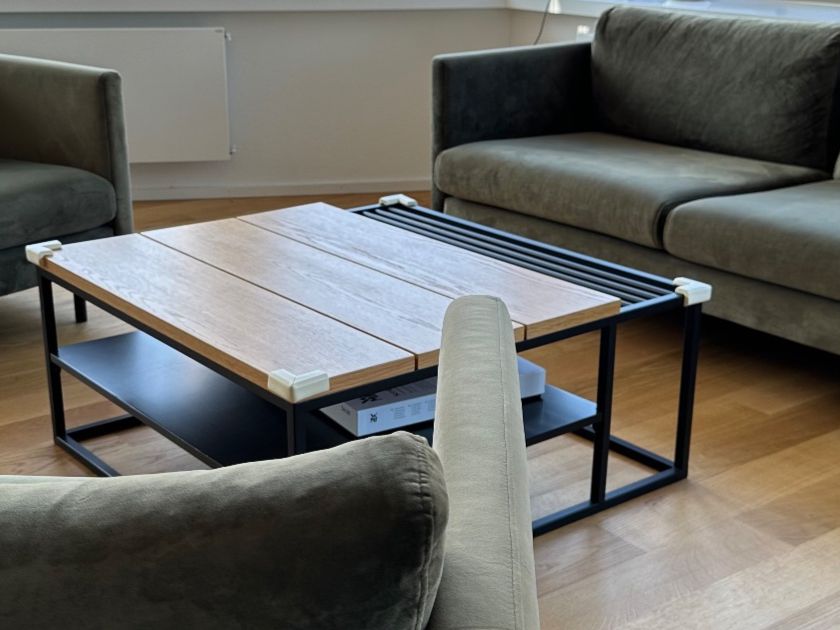 Tavoli: Sofatisch aus laminiertem Holz, modernes Design – Usato da Elgg venduto da mic_vv5h