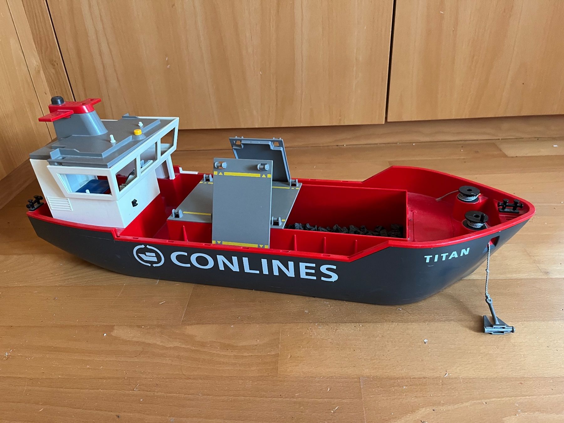Playmobil Giocattoli: Playmobil Conlines Titan grosses Frachtschiff – Usato da Goldach venduto da SSRConzept