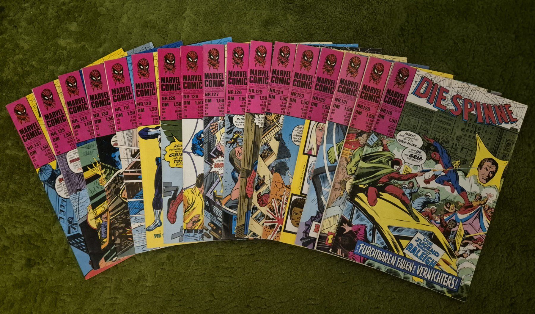 Comics: Die Spinne / Marvel Comics / Williams-Verlag / 17 Hefte – Gebraucht aus Chur von Schaf_60