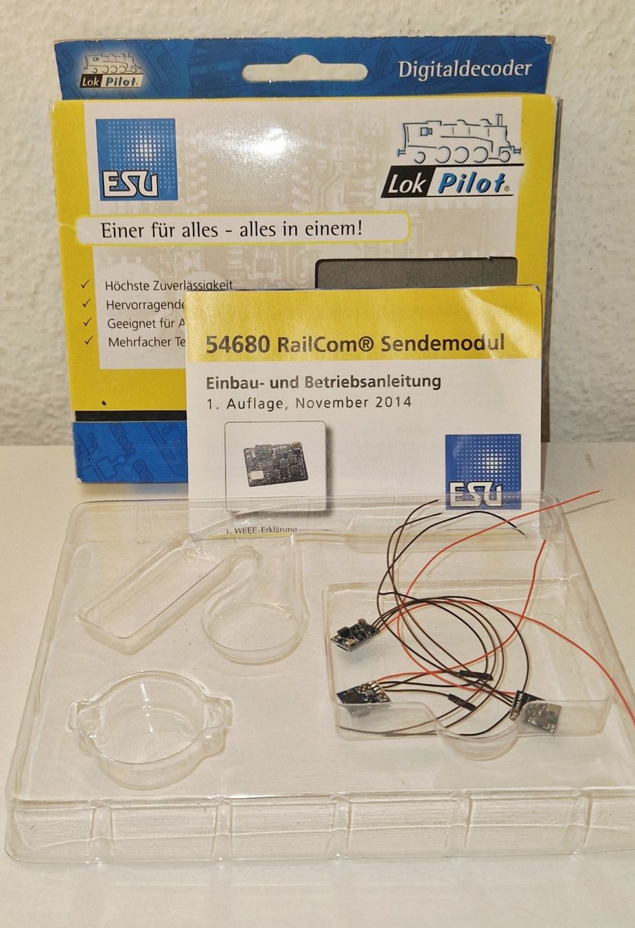 Esu Modellini di ferrovie: ESU 54680 - 3x RailCom Sendemodule – Nuovo (secondo la descrizione) da Zürich venduto da rascala