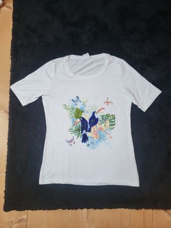 T-Shirt Madeleine mit Pailletten-Motiv