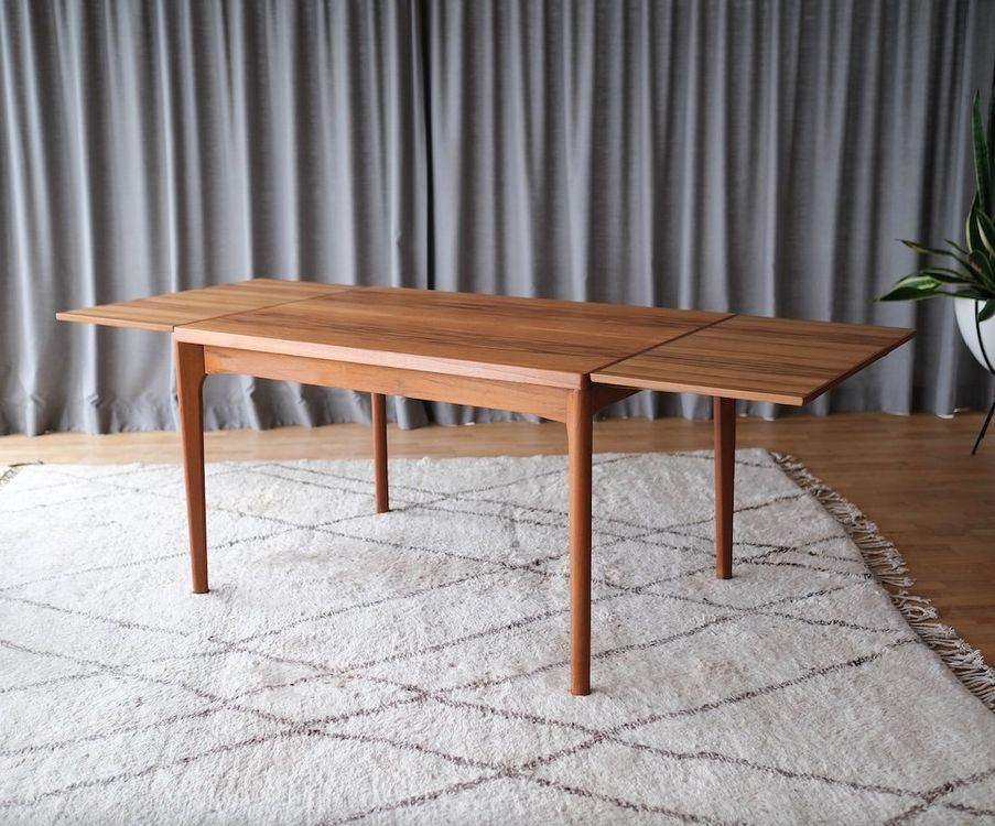 Danish selling Teak Esstisch Dining Table Kjaernulf Vejle 60er Design