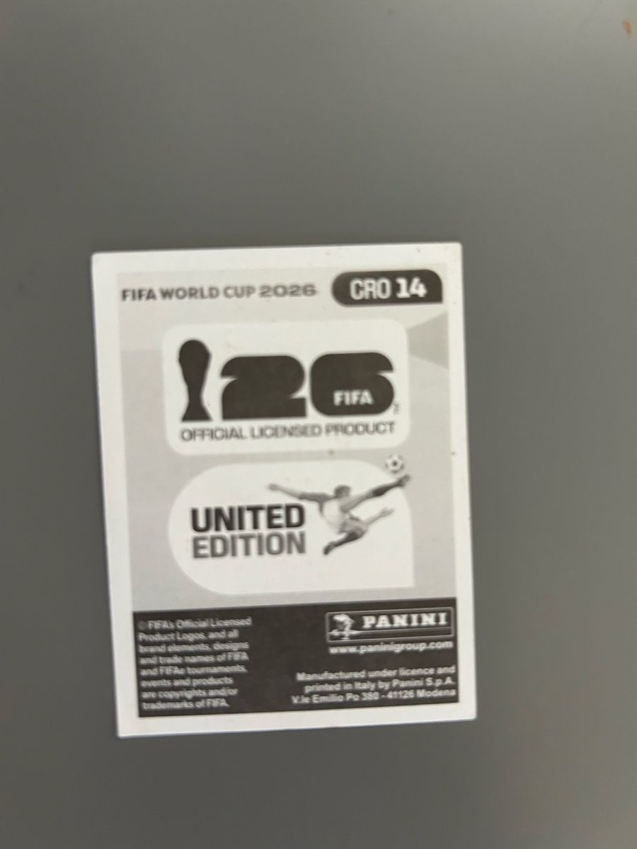 Panini Cartes à collectionner: Panini CRO 14 – Neuf avec emballage d'origine à Boniswil par sim_7zhp 1