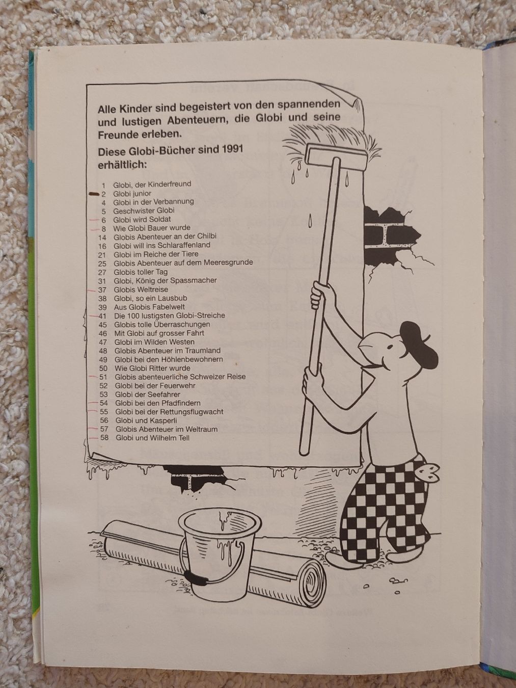 Fumetti: Wie Globi Bauer wurde 1991 TBE – Usato da Bougy-Villars venduto da Vogue 3