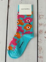 Marimekko socks pop-up flower print