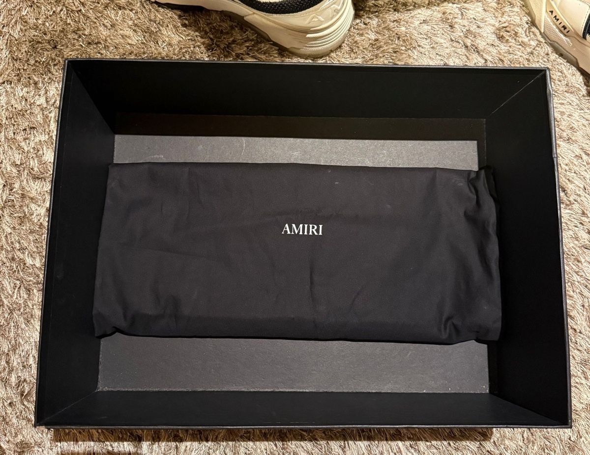 Amiri Herrenschuhe: Amiri Sneaker | Grösse 41, beige/schwarz/weiss – Neu und originalverpackt aus Küsnacht ZH von Wozdav 4