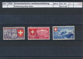 1939 "Schweizerische Landesausstellung", gestempelt
