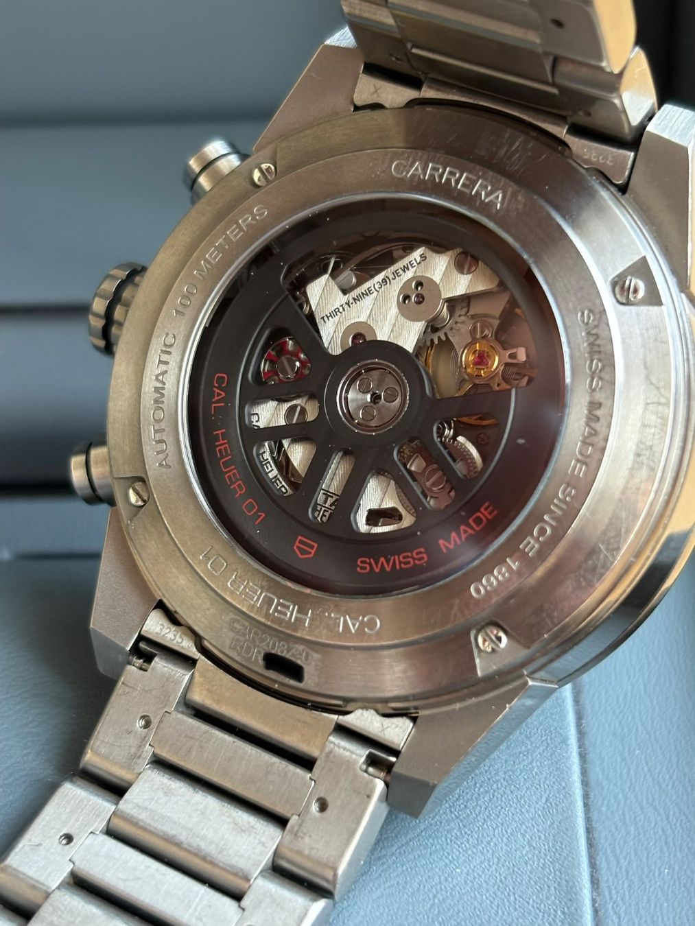 Tag Heuer Montres: Tag Heuer Carrera Heuer 01 Titanium Fullset – D'occasion à Birsfelden par Mynos 3