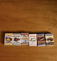 Lebensmittelverpackungen für Puppenhaus/Puppenstube