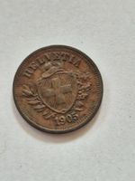 1 Rappen 1905 - Aufl.  2 Mio.!