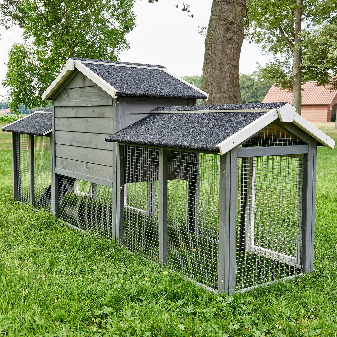 Gabbie, trasporto & Sicurezza: Hasenstall Don Camillo 210x54x85cm grau – Nuovo e nell'imballaggio originale da Bottighofen venduto da zaap 2