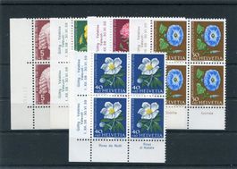 PJ 1958 Serie im V'block postfrisch