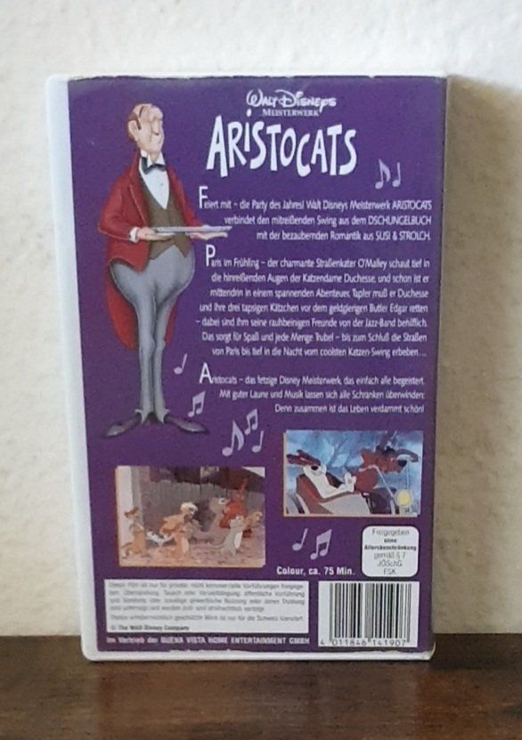Tutti i VHS: Walt Disneys Aristocats VHS – Usato da Chur venduto da Vintage-Hunter 3