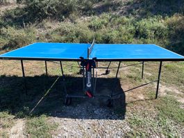 Table de ping-pong Sponeta bleue bon état général