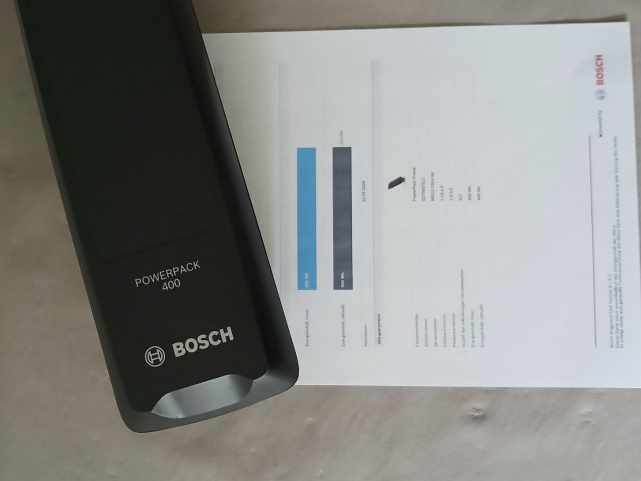Bosch Batterie: Bosch Powerpack 400 mit 492Wh - inklusive Messbericht – Usato da Winterthur venduto da .-thx-. 1