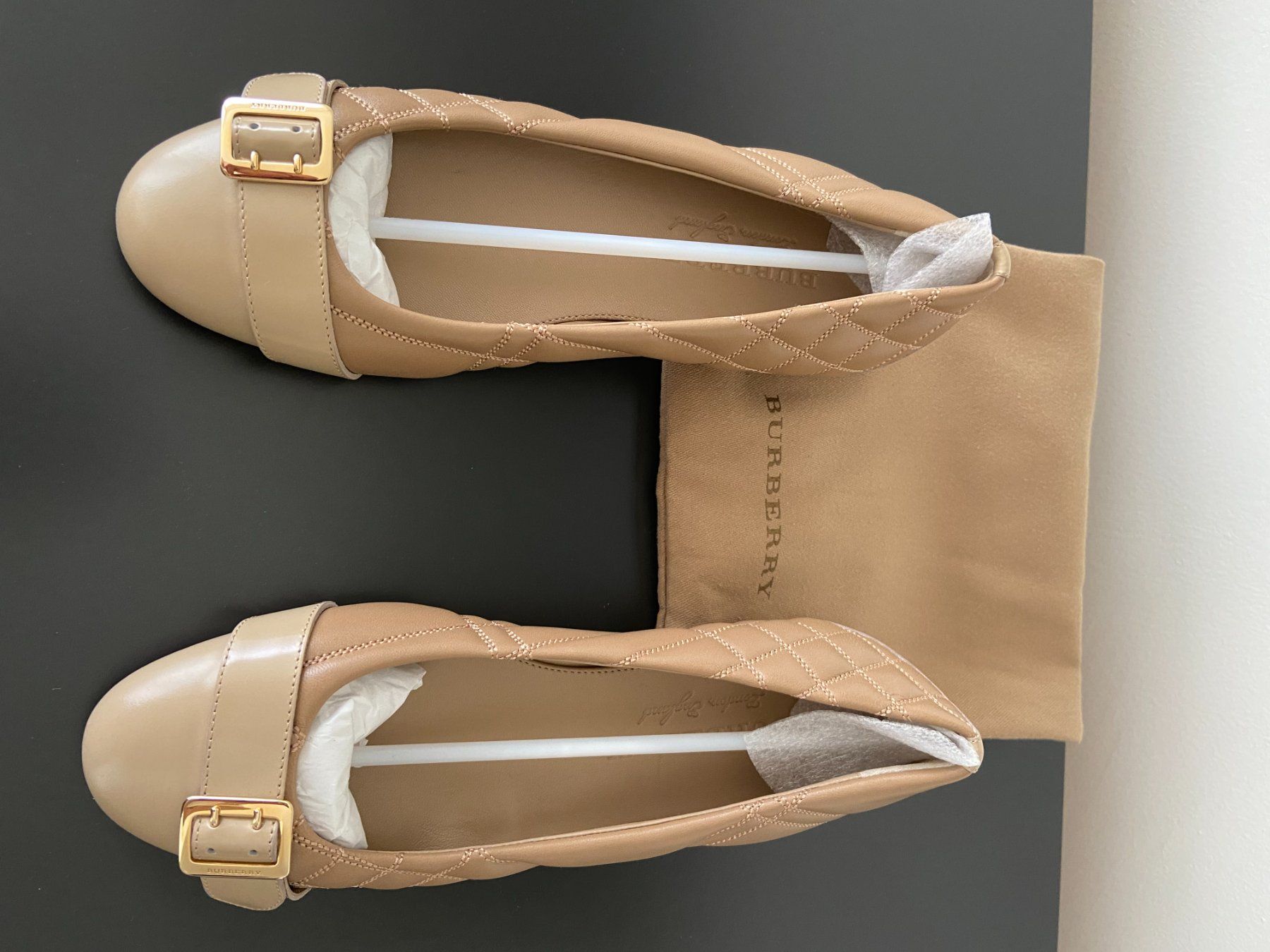 Burberry Scarpe da donna: Burberry Leder Ballerina – Nuovo (secondo la descrizione) da Zürich venduto da Maki8 1