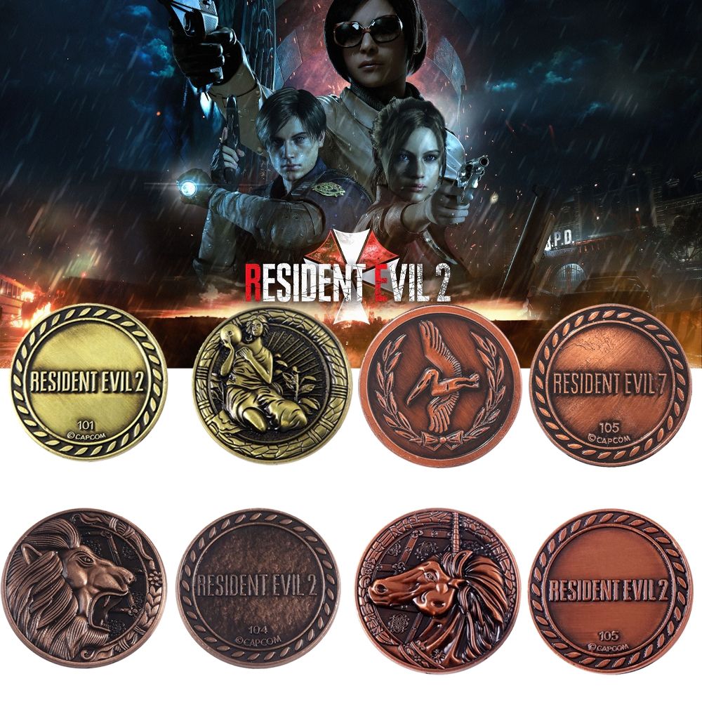 Statuette: Resident Evil - RE2 & RE7 Coin collection – Nuovo (secondo la descrizione) da Glattbrugg venduto da har_jgc7