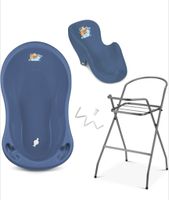 Baby Badewanne mit Ständer und Zubehör