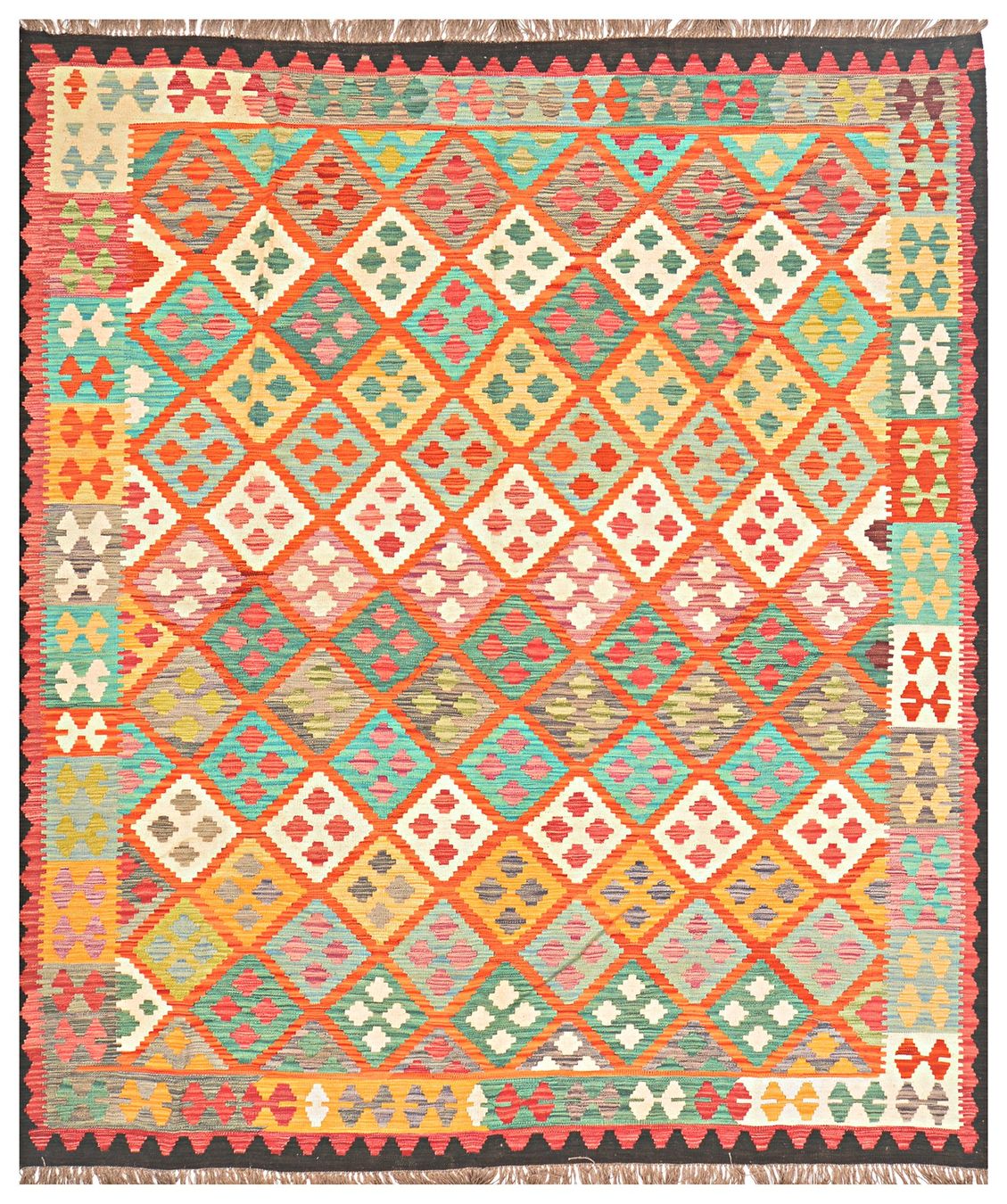 Kelim Tappeti: Oriente Kelim Teppich 300x250 cm – Nuovo e nell'imballaggio originale da Lahore venduto da Fairways79 9